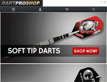 Tablet Screenshot of dartproshop.com